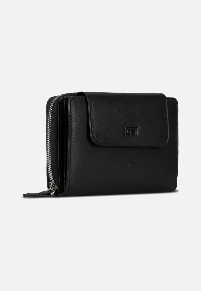 Odense Zip 6331 Medium Black - Wallet