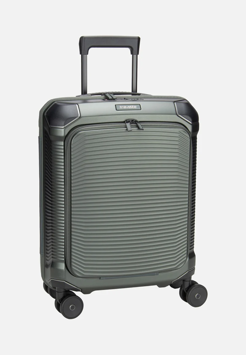 Millennium Trolley 4W S Front Pocket Pine Green - Suitcase