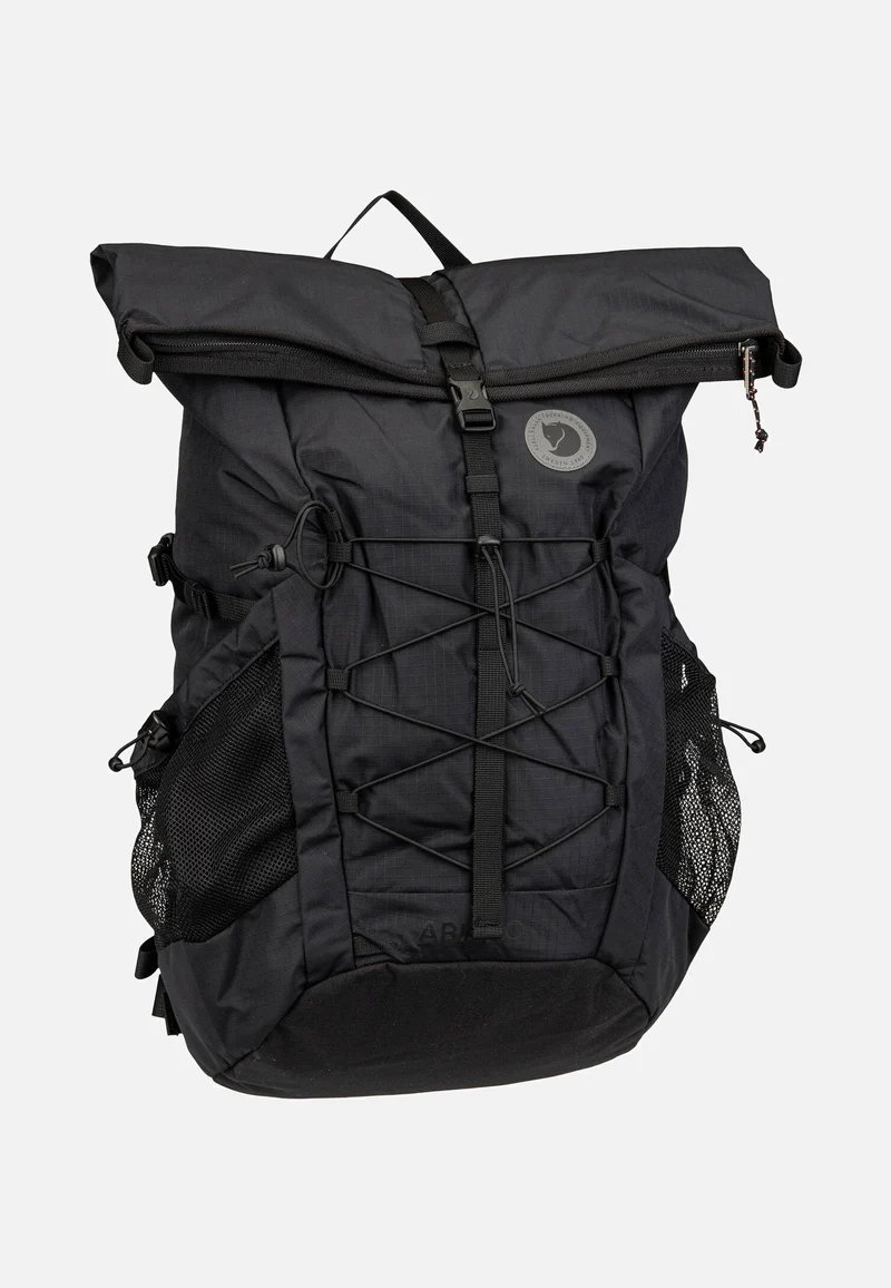 Abisko Hike Foldsack Black - Rolltop Backpack