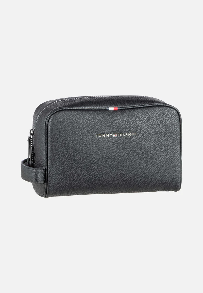 Essential PU Washbag Black - Toiletry Bag
