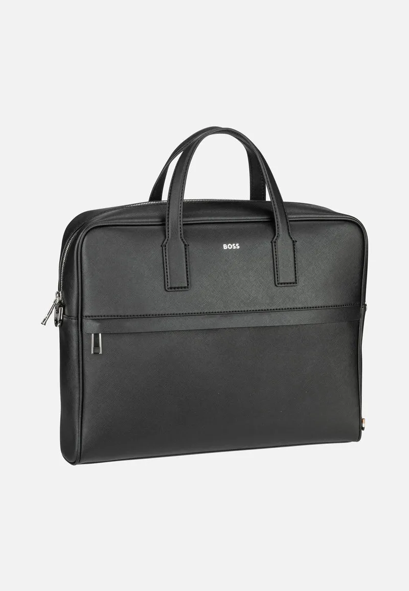 Zair Small Document Case Black - Briefcase