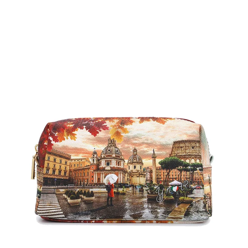 Beauty Case Y NOT YES-302 stampa Rome Raining