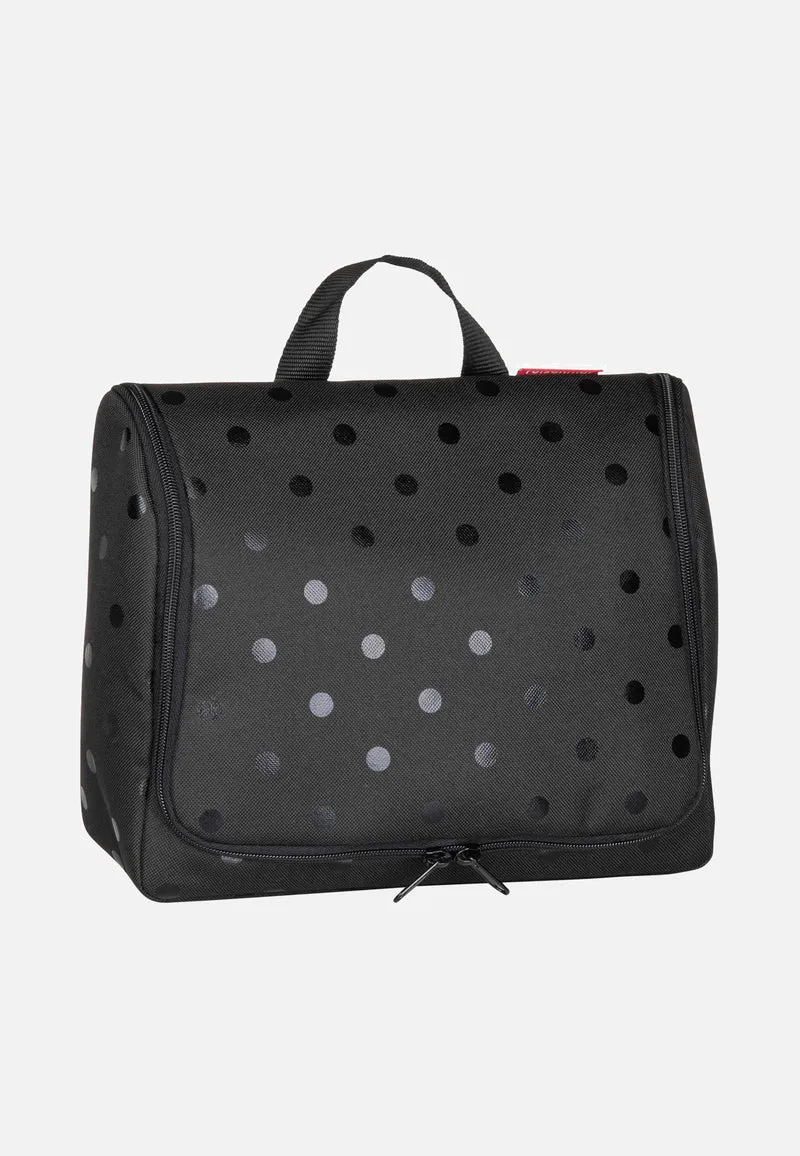 Toiletbag XL Glossy Dots Black - Toiletry Bag