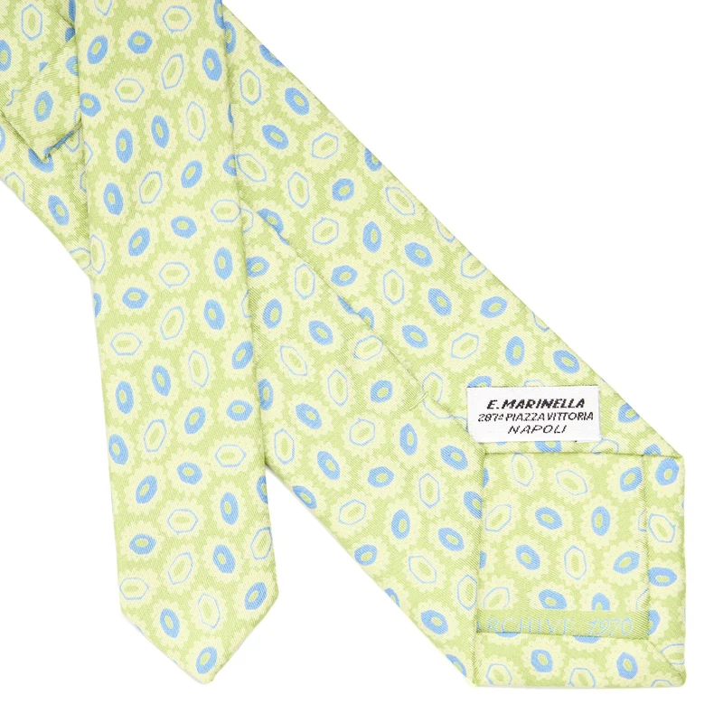 LIGHT GREEN SILK TIE