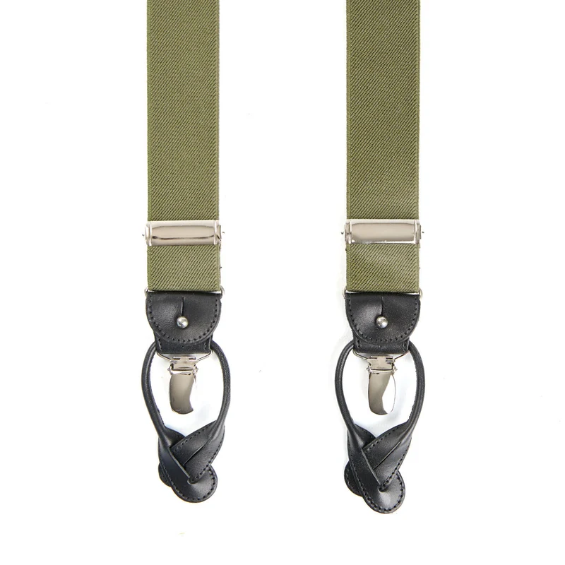 OLIVE GREEN BRACES