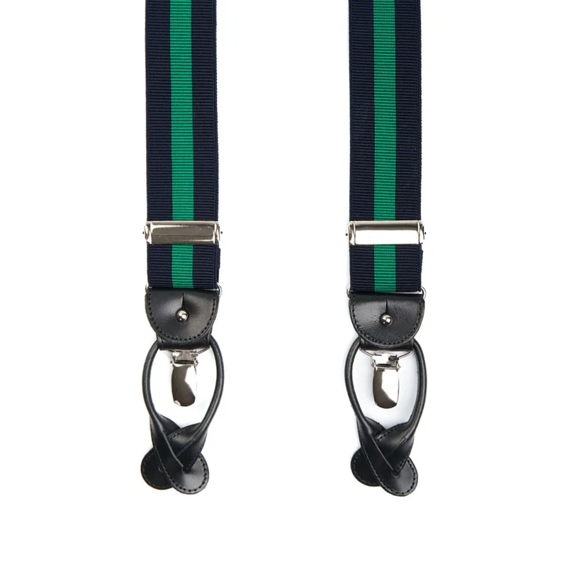DARK BLUE AND GREEN BRACES