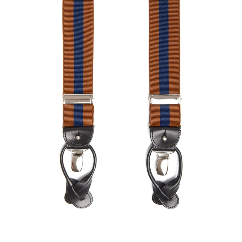 LIGHT BROWN AND BLUE BRACES