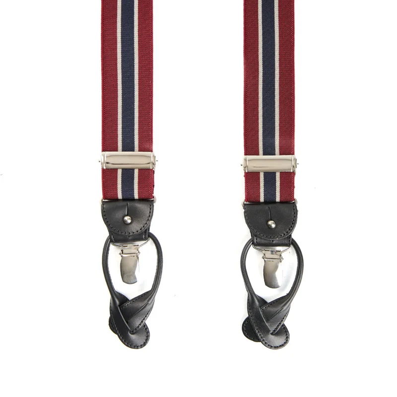 BURGUNDY AND BLUE BRACES