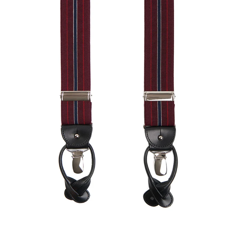 BURGUNDY AND BLUE BRACES