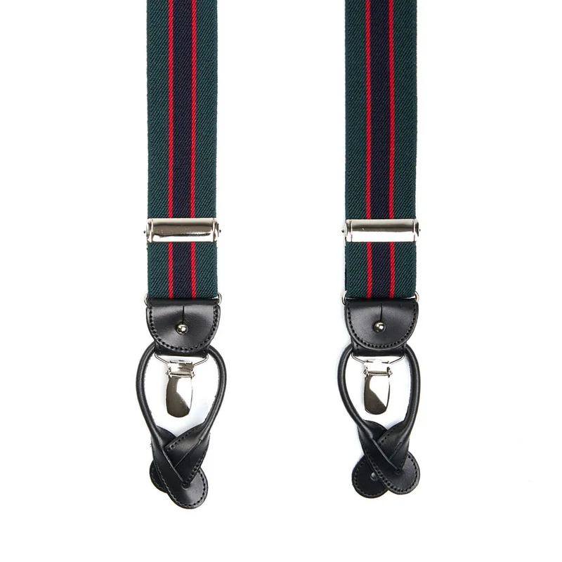 GREEN AND DARK BLUE BRACES