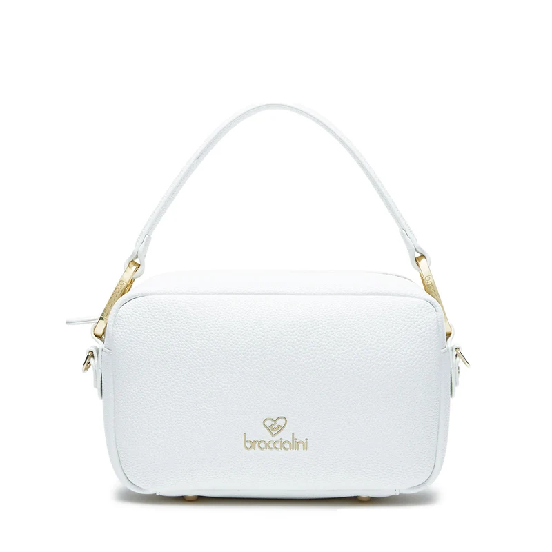 Borsa Donna a Tracolla BRACCIALINI linea Jinny Bianca