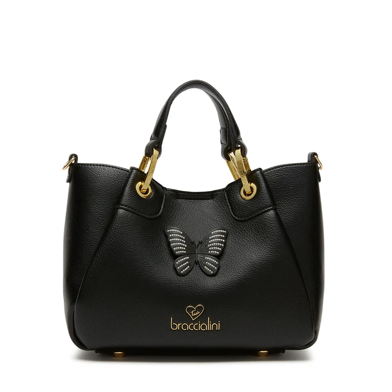 Borsa a Mano Small BRACCIALINI linea Amy Bijoux Nero