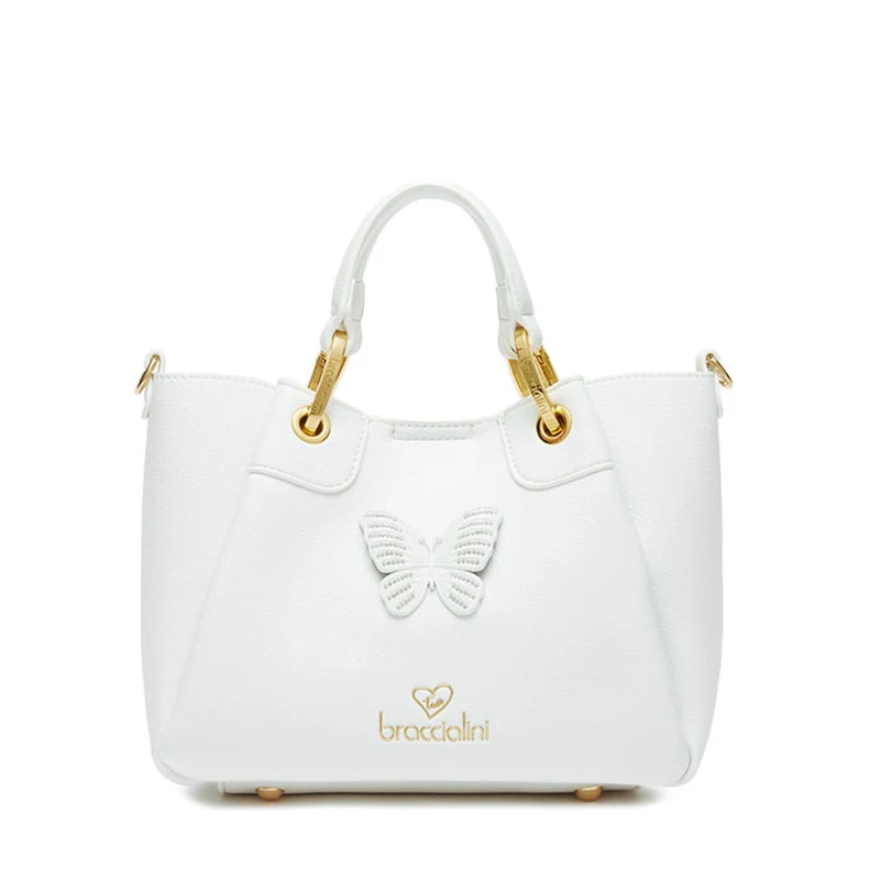 Borsa a Mano Small BRACCIALINI linea Amy Bijoux Bianco