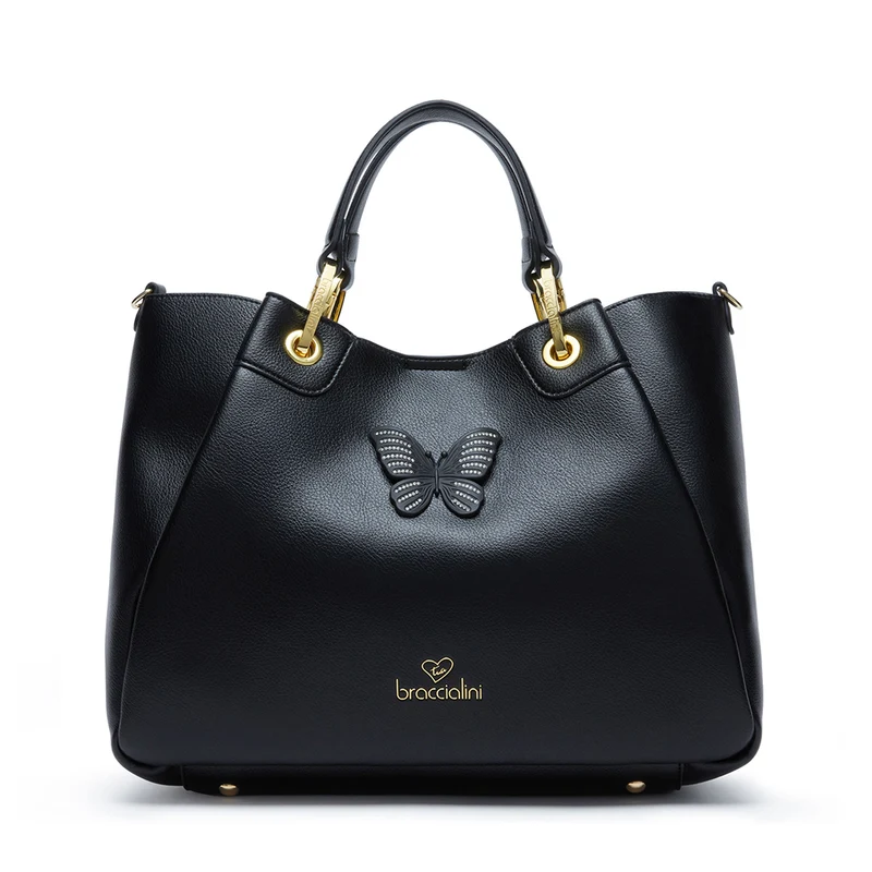 Borsa a Mano BRACCIALINI linea Amy Bijoux Nero