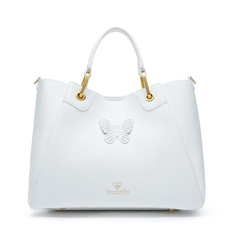 Borsa a Mano BRACCIALINI linea Amy Bijoux Bianco