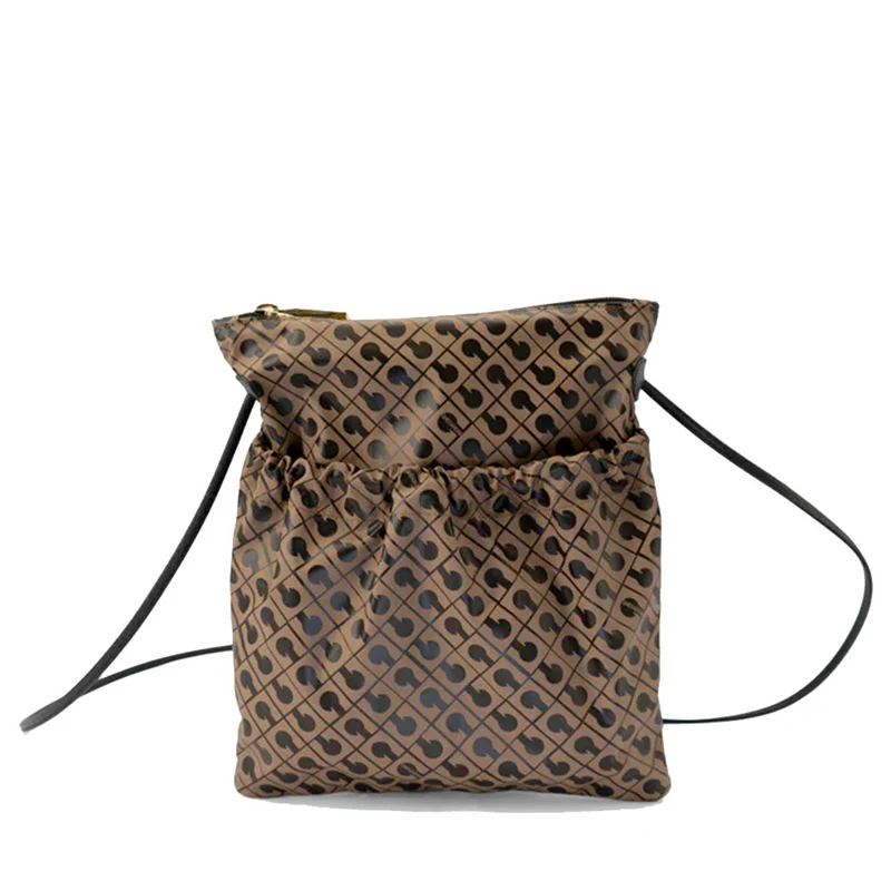 Borsa Donna a Tracolla GHERARDINI in Tessuto Softy Colore Toffee