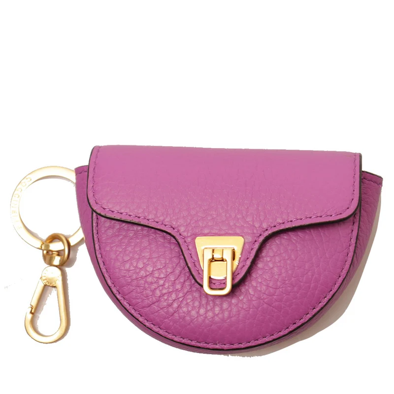 Portachiavi Donna in Pelle COCCINELLE linea Beat Colore Dahlia