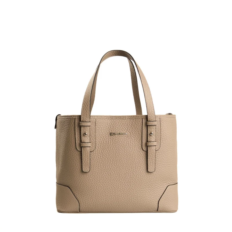 TAUPE MIDI TOTE BAG
