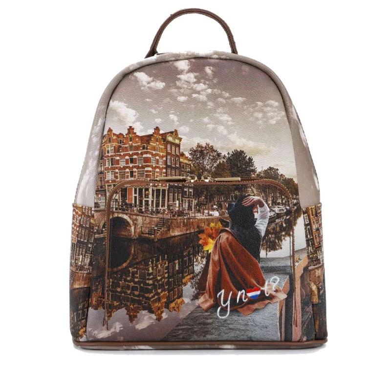 Zaino Donna Y NOT con Tasca Esterna YES-615 Autumn In Holland