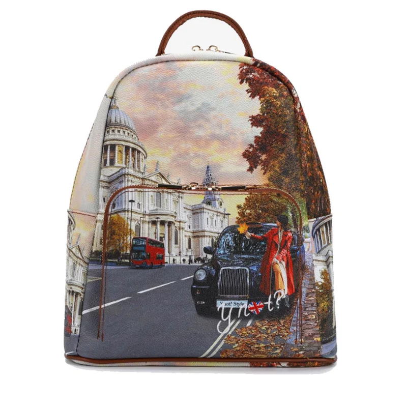 Zaino Donna Y NOT con Tasca Esterna YES-615 London Tourist