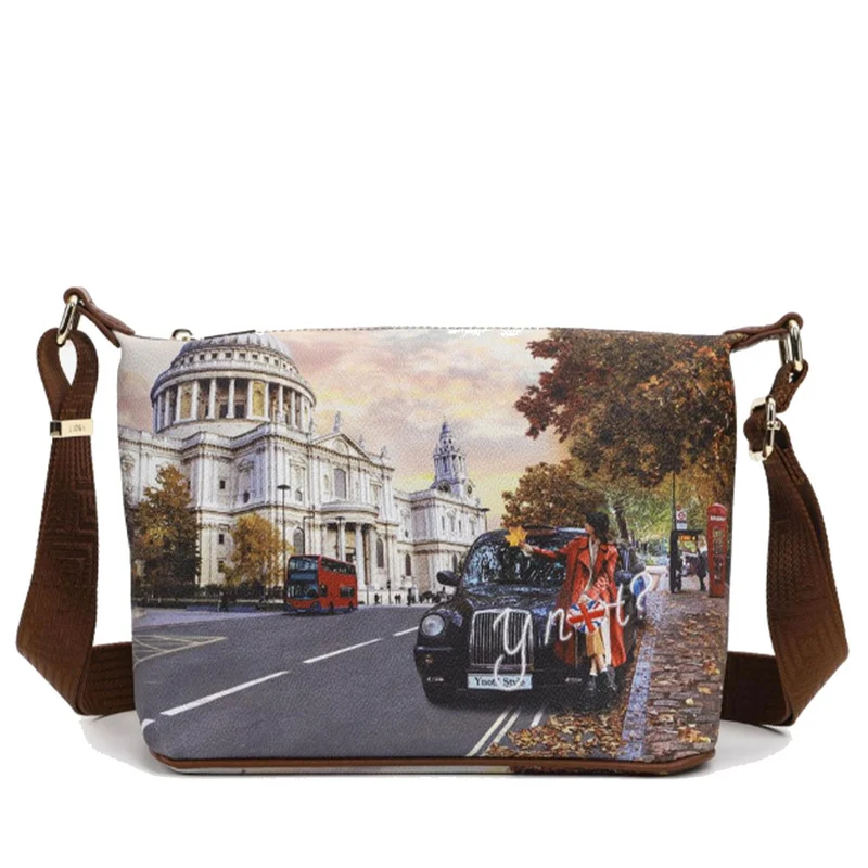 Borsa Donna Hobo Y NOT a Tracolla YES-592 London Tourist