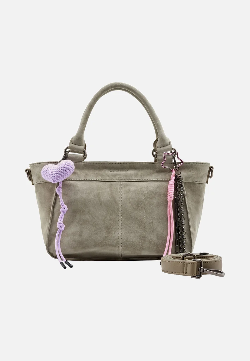 Beautiful Mess Handbag Taupe - Handle Bag