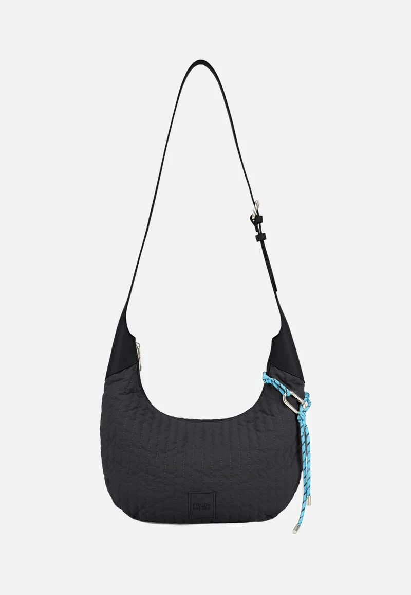 Just Flow Round Hobo Black - Hobo Bag