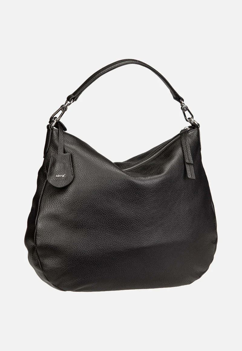 Juna Big Black/Nickel - Hobo Bag