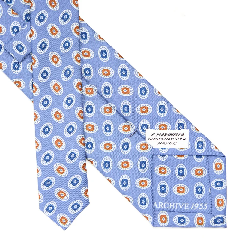 BLUE SILK TIE