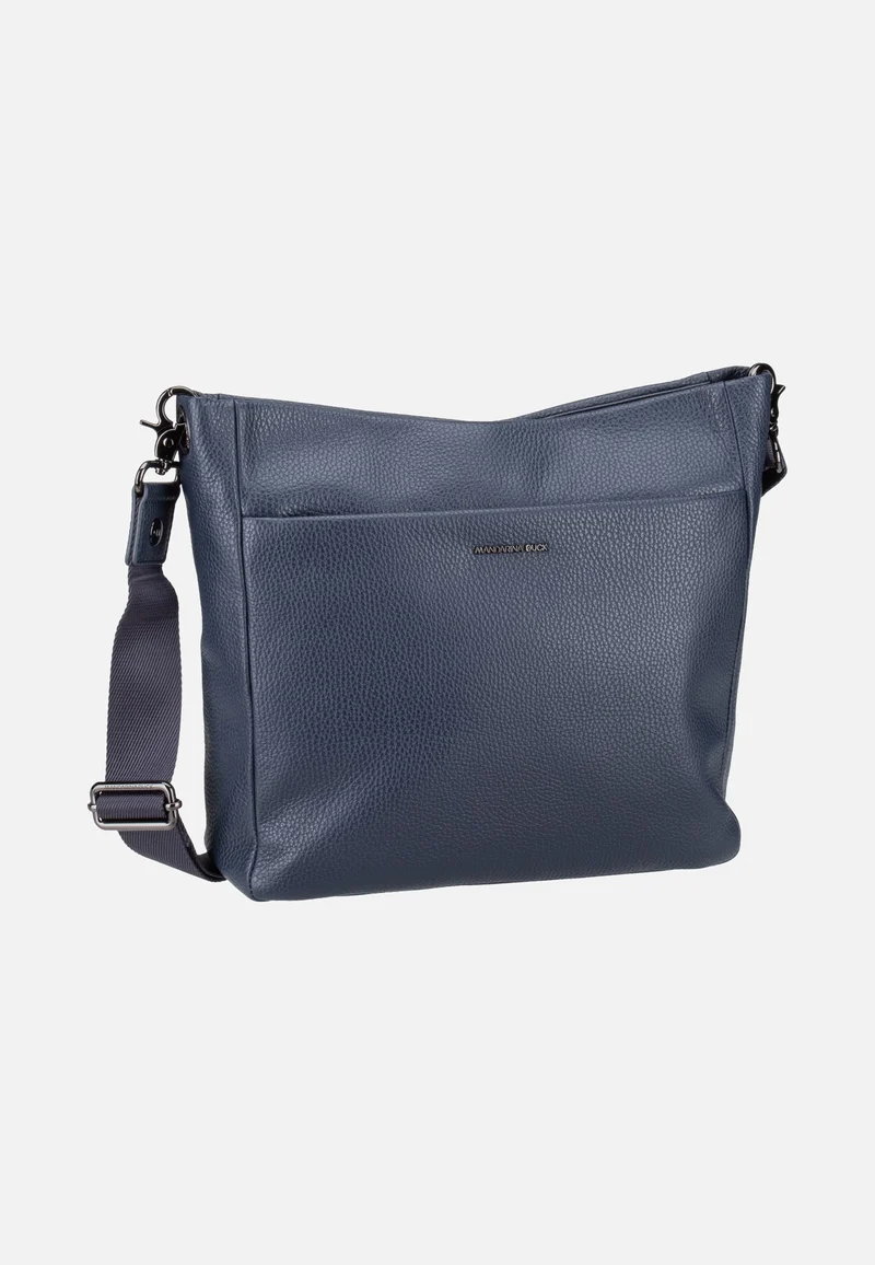 Mellow Leather Large FZT04 Dress Blue - Crossbody Bag