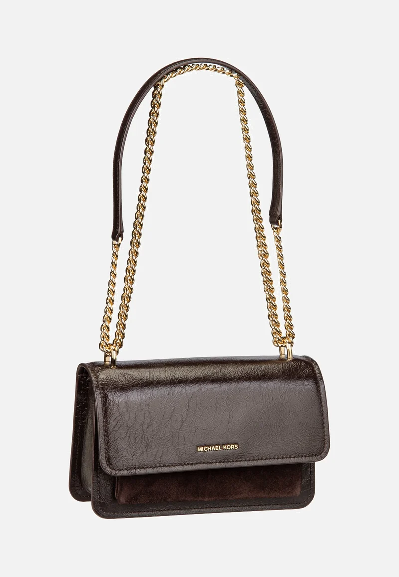Claire LG Shoulder Crash Chocolate - Evening Bag