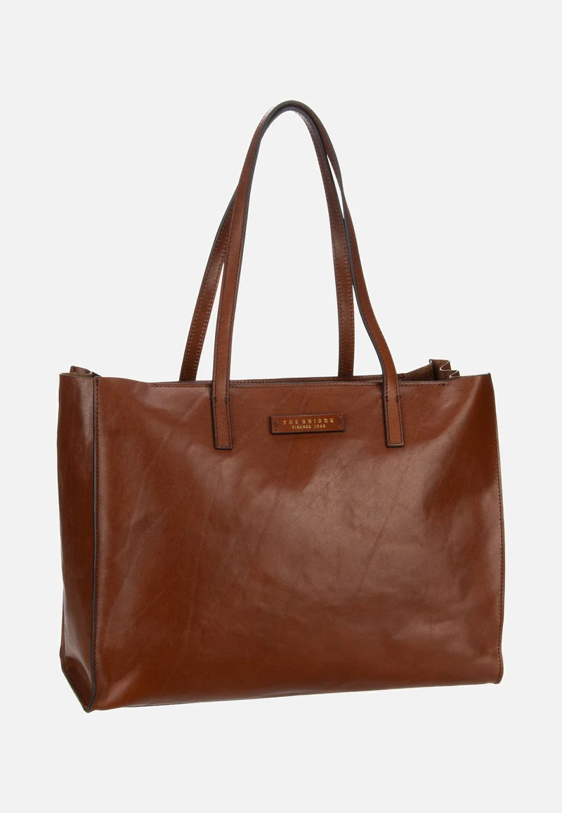 Mirra Shopping with Zip 1314 Marrone/Oro - Shopper