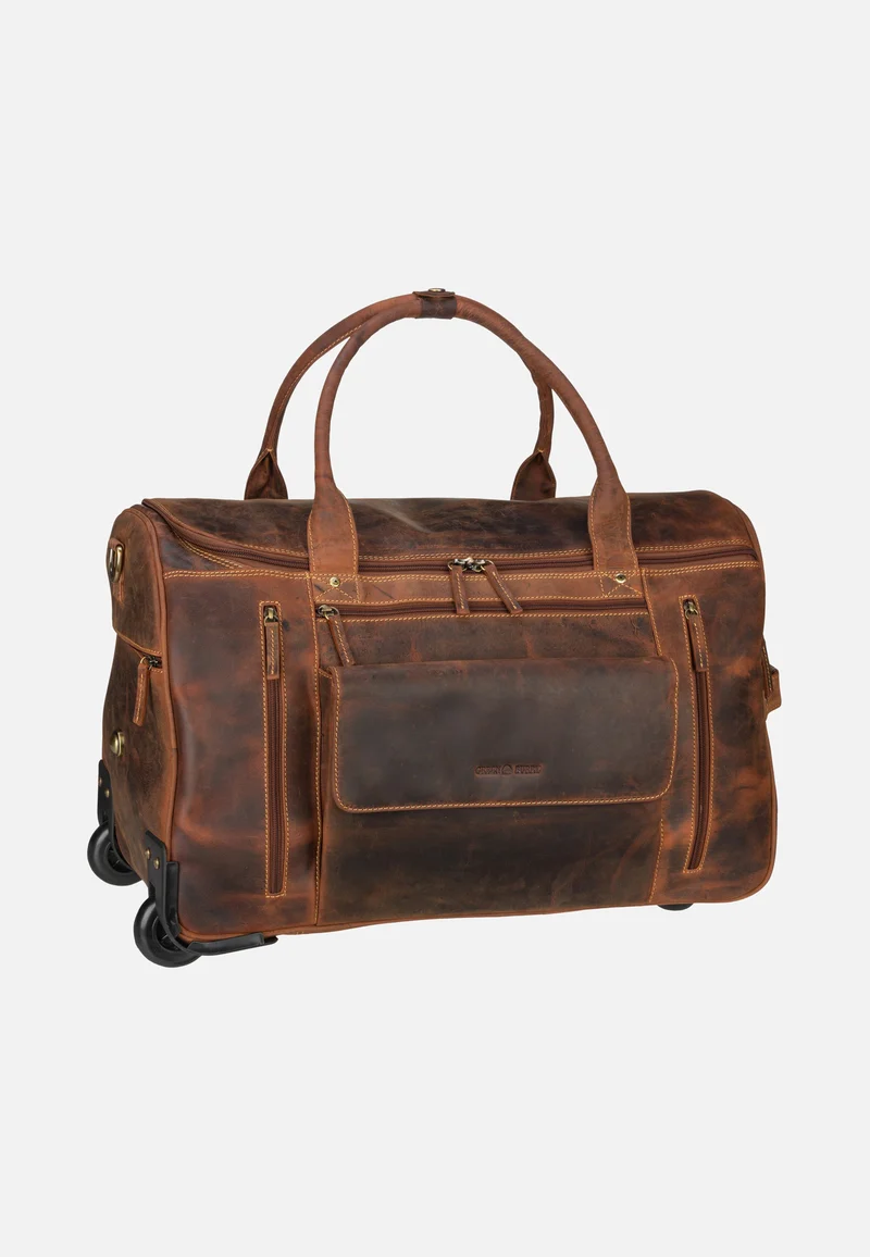 Vintage Traveller 1736 Sattelbraun - Travel Bag with Wheels