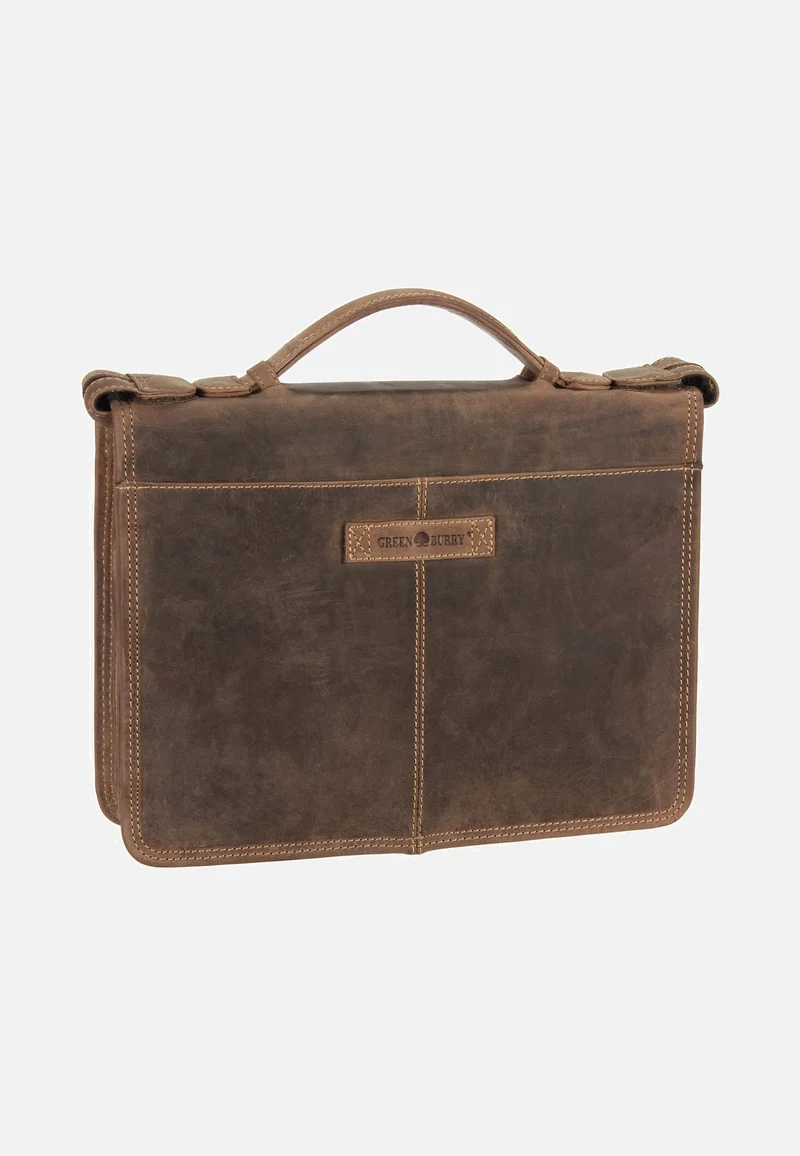 Vintage Business Planer Sattelbraun - Document Folder
