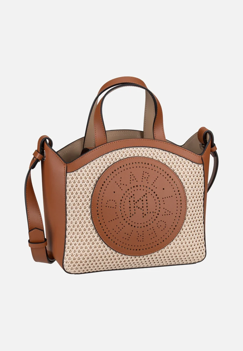 K/Circle SM Tote Raffia Mesh Natural/Tan - Tote Bag