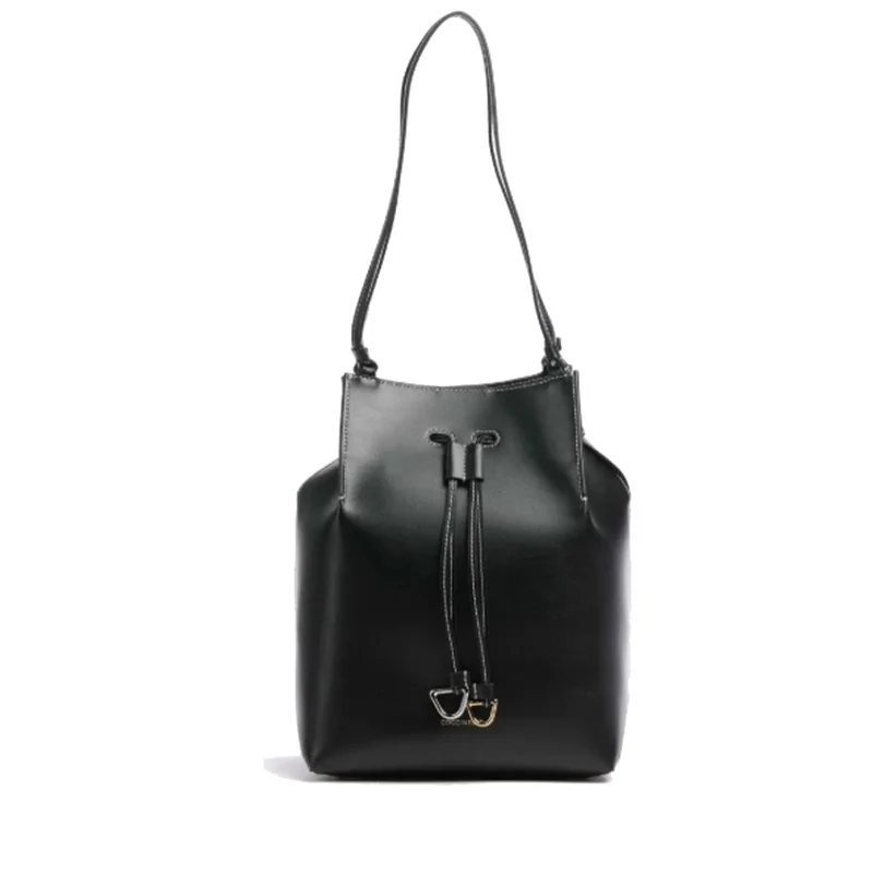 Borsa Donna a Spalla COCCINELLE in Pelle Linea Roundabout colore Nero