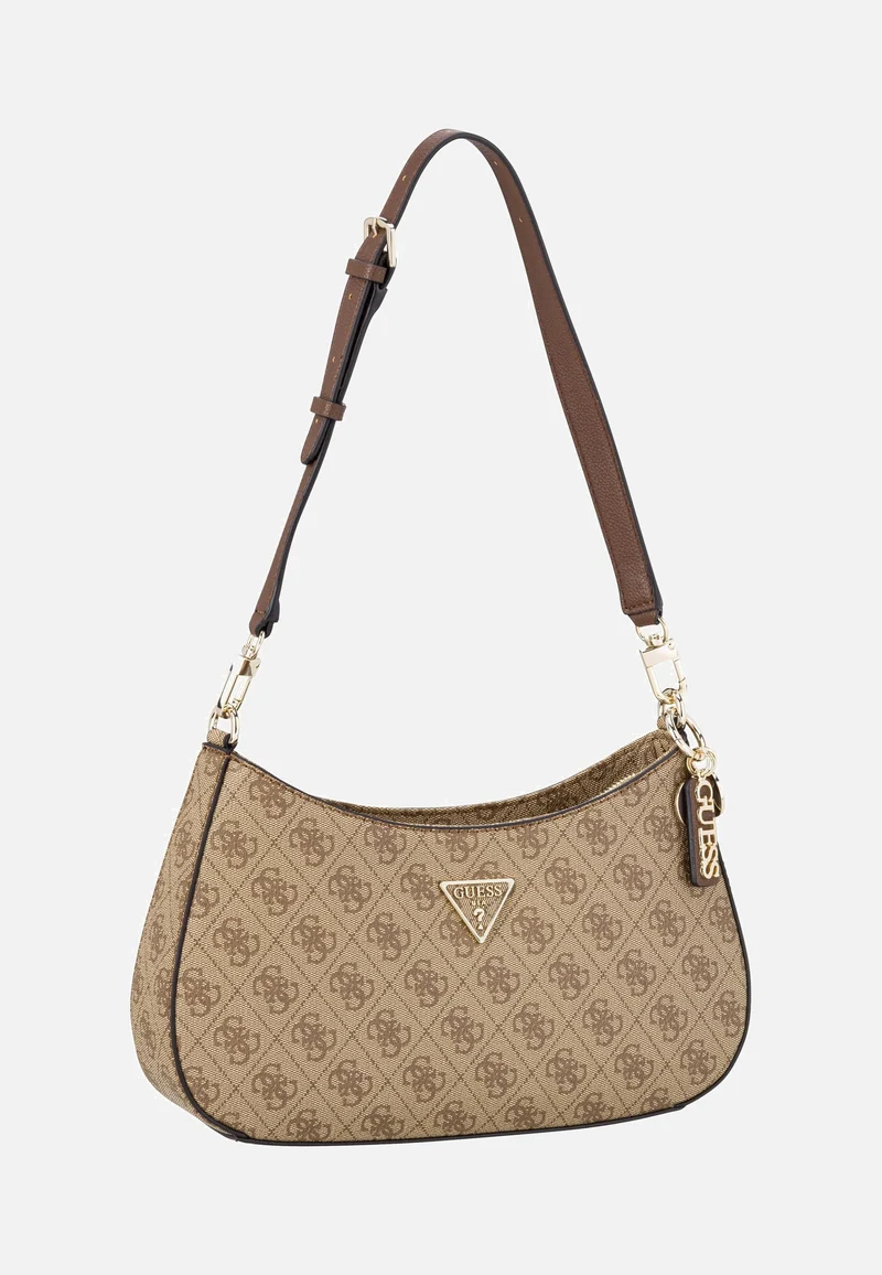Noelle II Top Zip SHB 72180 Logo Latte/Brown - Evening Bag