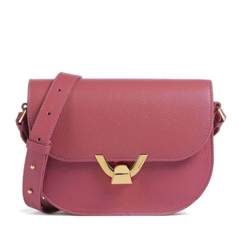 Borsa Donna a Tracolla COCCINELLE in Pelle Rosewood linea Dew Small