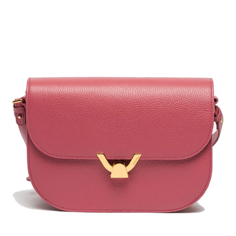 Borsa Donna a Tracolla COCCINELLE in Pelle Rosewood linea Dew Medium