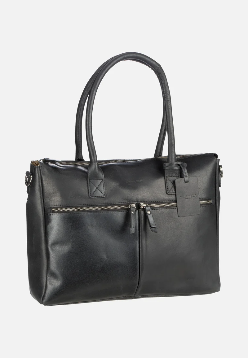 Vintage Valerie Laptopbag 15'' 6988 Black - Briefcase