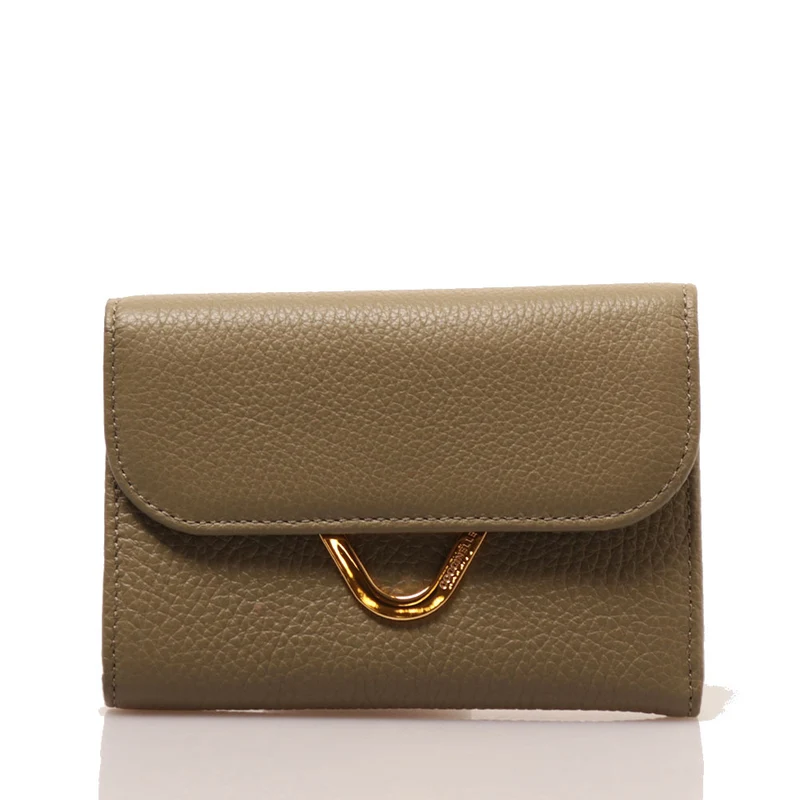 Portafoglio Donna Piccolo COCCINELLE in Pelle Laurel Green Linea Dew