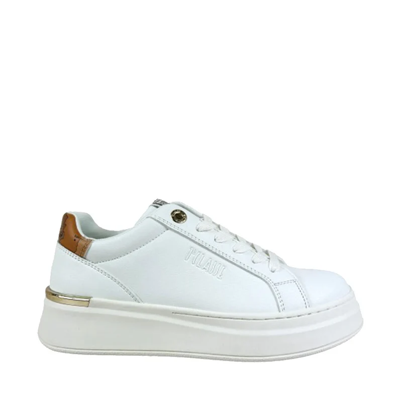 Sneakers Platform 1A Classe Alviero Martini Bianca con Inserto Geo Classic 2130