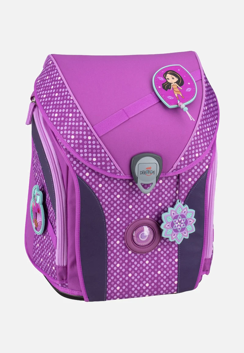 ErgoFlex MAX Set 2 Purple Dots - School Backpack