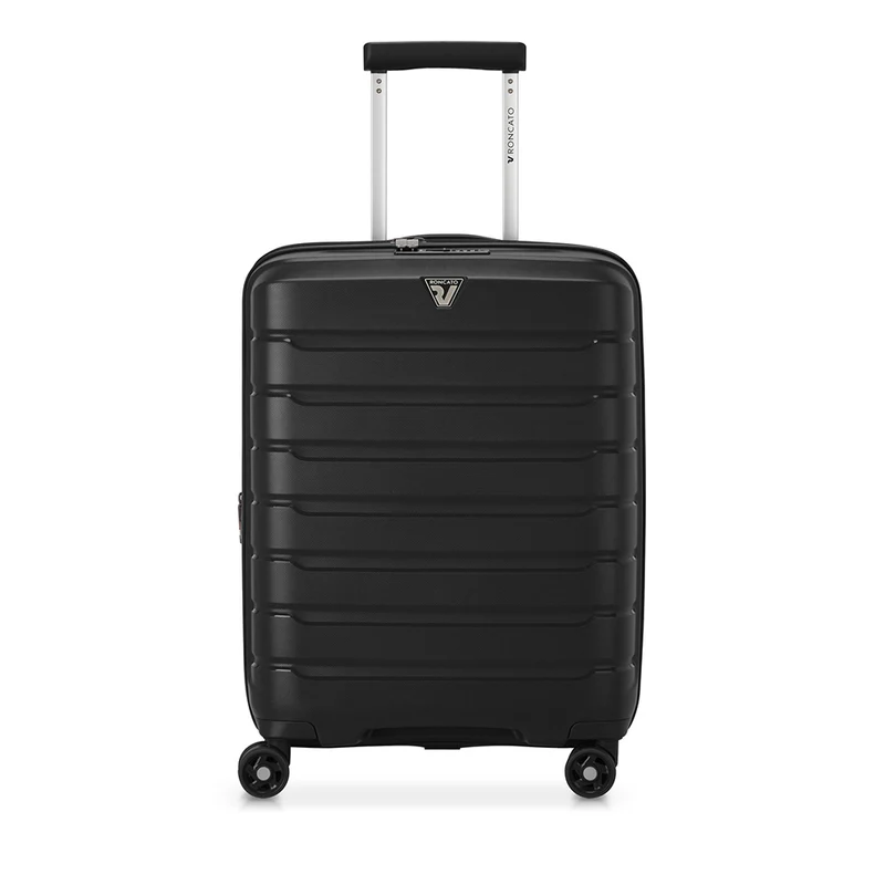 Trolley Cabina Espandibile Rigido 4 Ruote RONCATO Linea B-Flying colore Nero