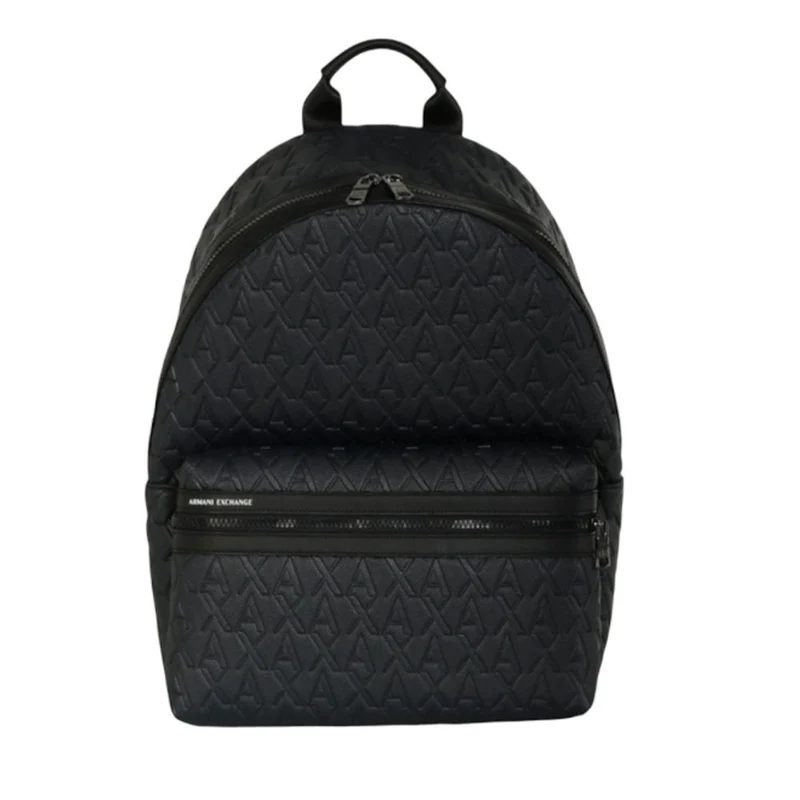 Zaino Uomo Armani Exchange Colore Deep Navy con Logo Impresso