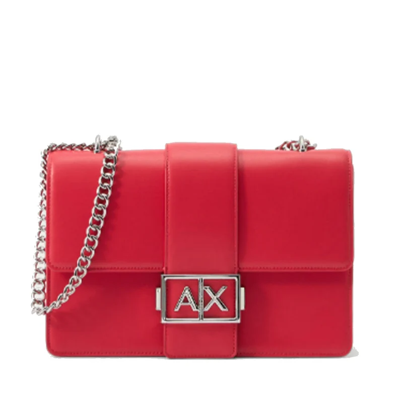 Borsa Donna a Tracolla ARMANI EXCHANGE Chiusa con Pattina colore Grenadine