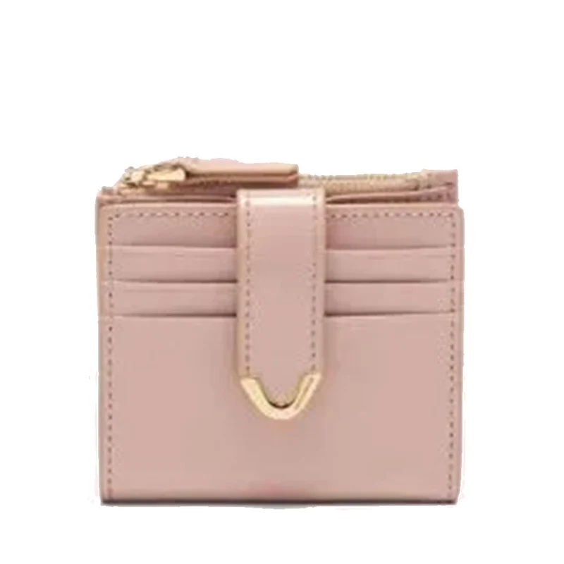 Portacarte Donna COCCINELLE in Pelle Liscia Colore Rosette Linea Dew