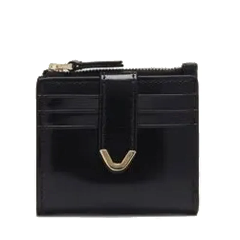 Portacarte Donna COCCINELLE in Pelle Liscia Colore Nero Linea Dew