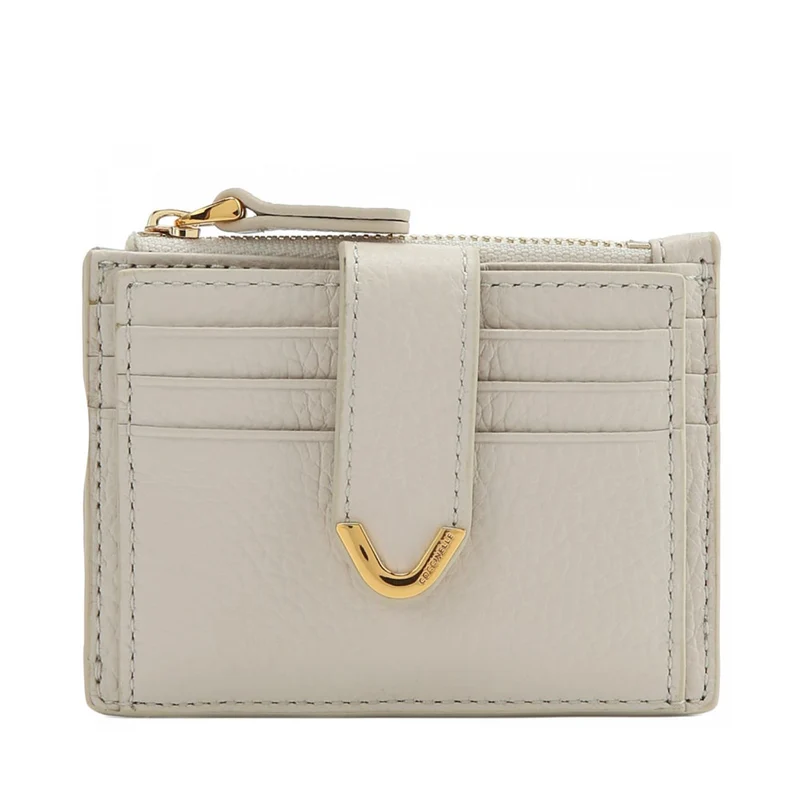 Portacarte Donna COCCINELLE in Pelle Lambskin White Linea Dew
