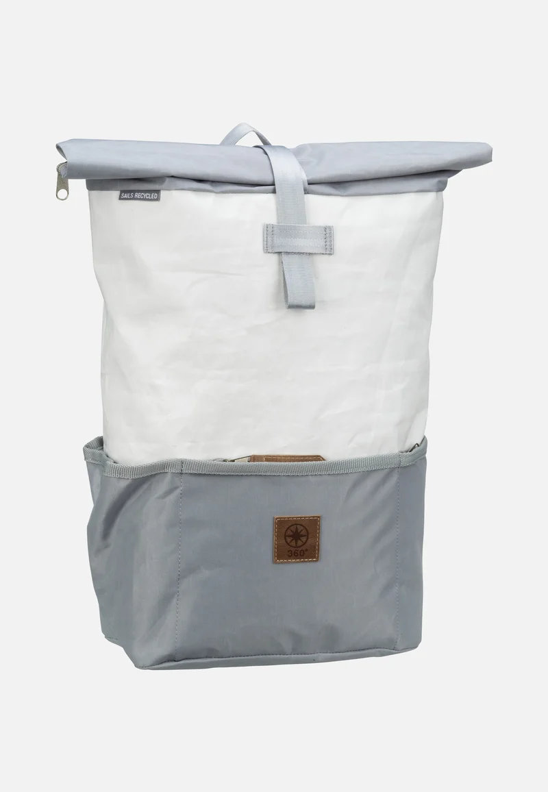 Lotse Weiß/Grau - Rolltop Backpack